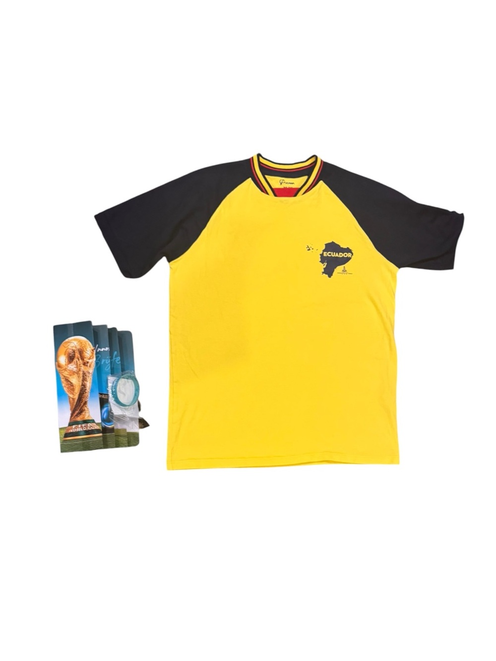 Ecuador Yellow & Black Soccer Tee